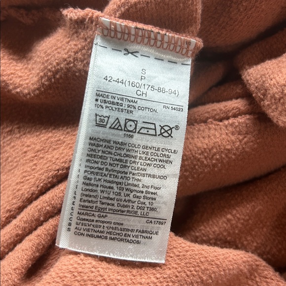 GAP Pink Track Pants with Relaxed Fit and Drawstring Waist - Picture 3 of 3